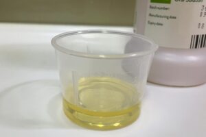 ラクツロースシロップは甘くてとろっとしている